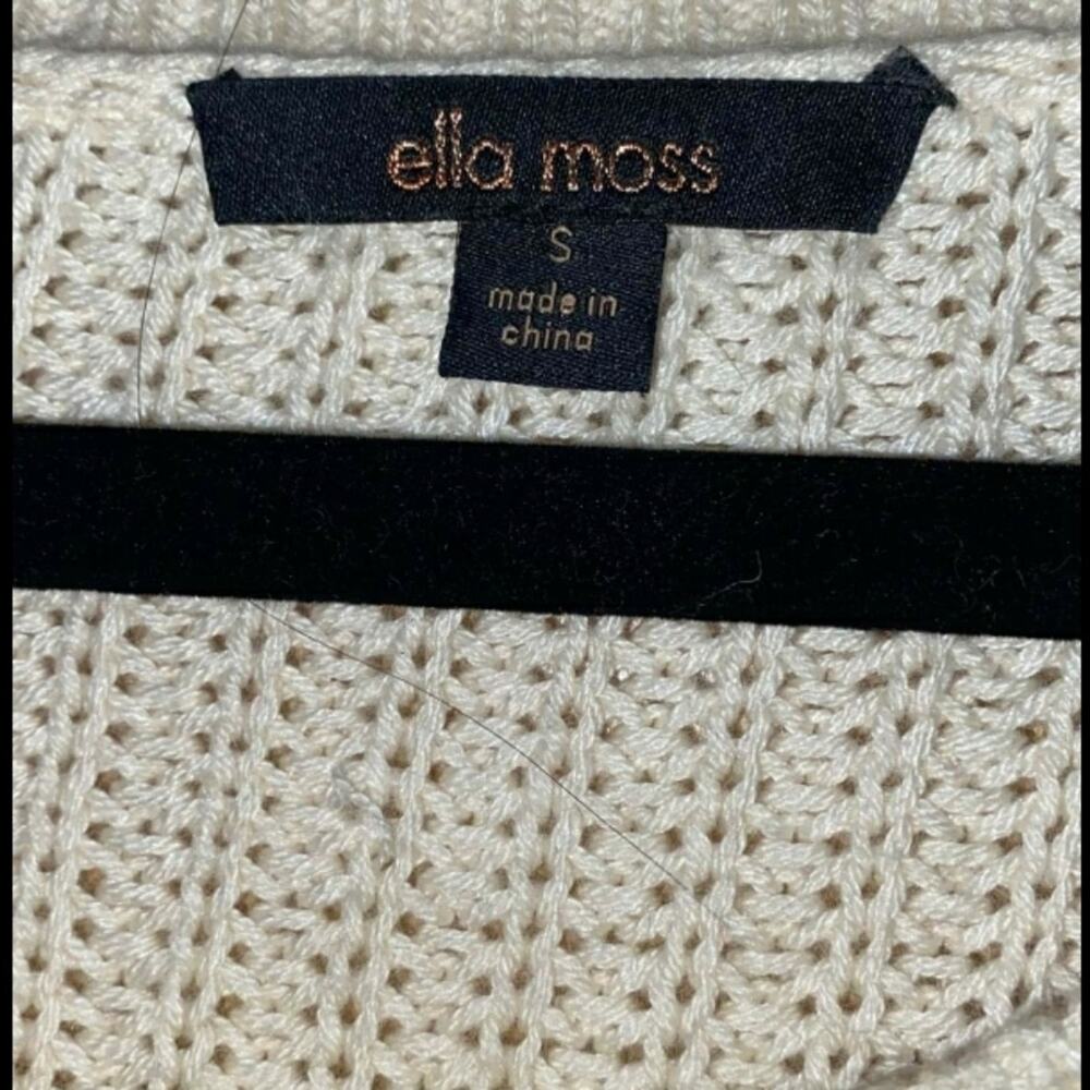 Ella Moss Ivory Jersey Sweater - Picture 3 of 12